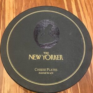 The New Yorker Cheese Plates Set